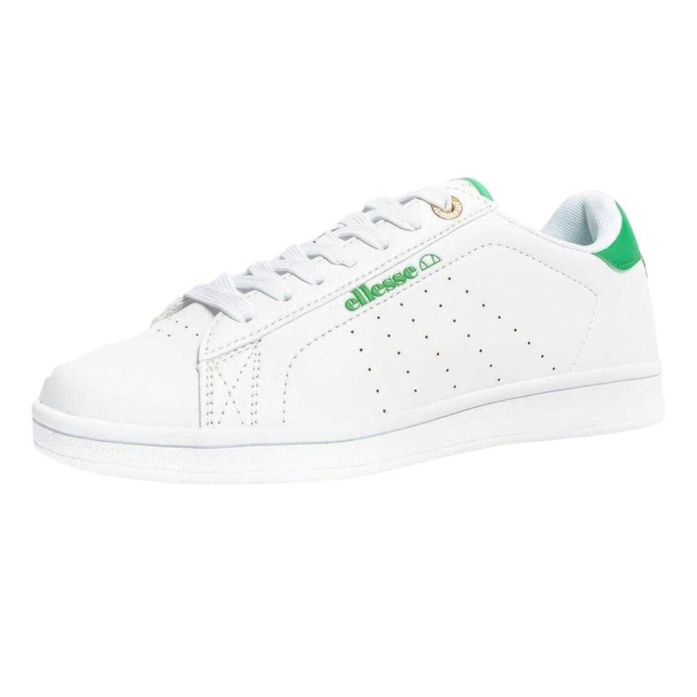 Ellesse Womens/Ladies Classic Leather Cupsole Sneakers / White/Green